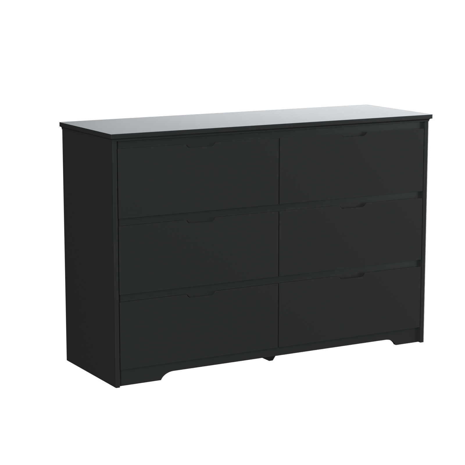 6 Drawer Dresser W/ Hidden Handles,Modern Adult Wood Dresser Cabinet f –  YouTrend