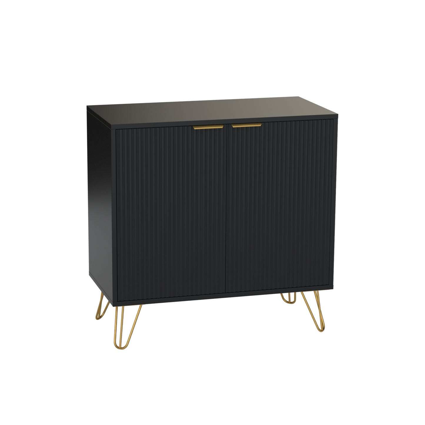 Buffet Cabinet with Storage,Fluted Modern Sideboard Storage Cabinet with 2 Doors,for Living Room Bedroom Dining Room Entryway