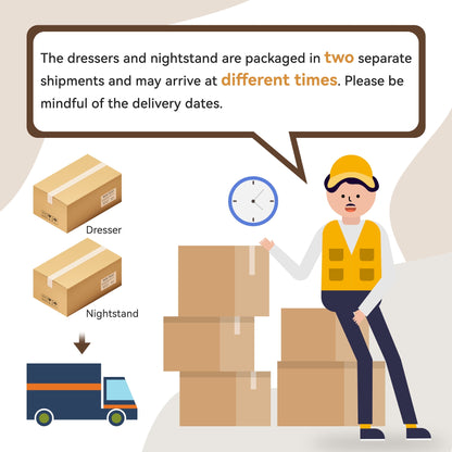 YouTrend 7 Drawer Dresser and Nightstand Sets for Bedroom,3 Piece Bedroom Dresser Set,Fluted Dressers and Nightstands, Modern Bedroom Set