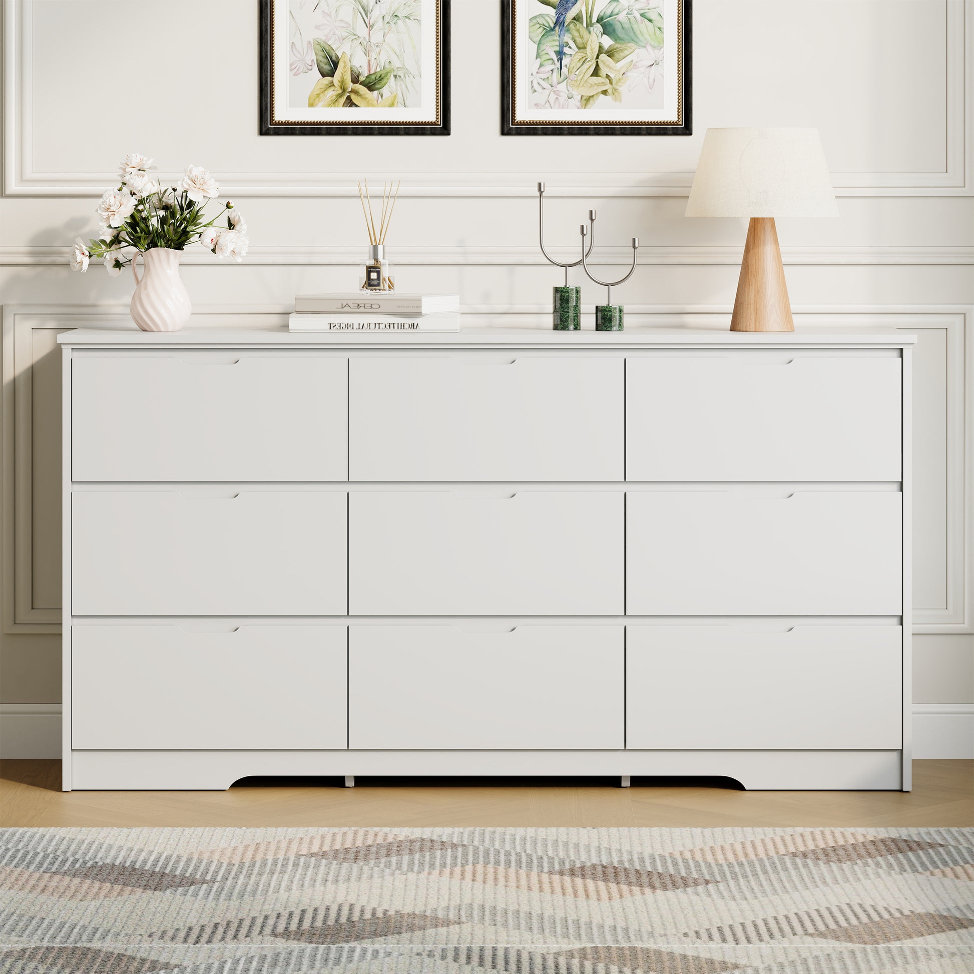 modern dresser drawers 9 Drawer Dresser W/ Hidden Handles,Modern Adult Wood Dresser for Bedro – YouTrend