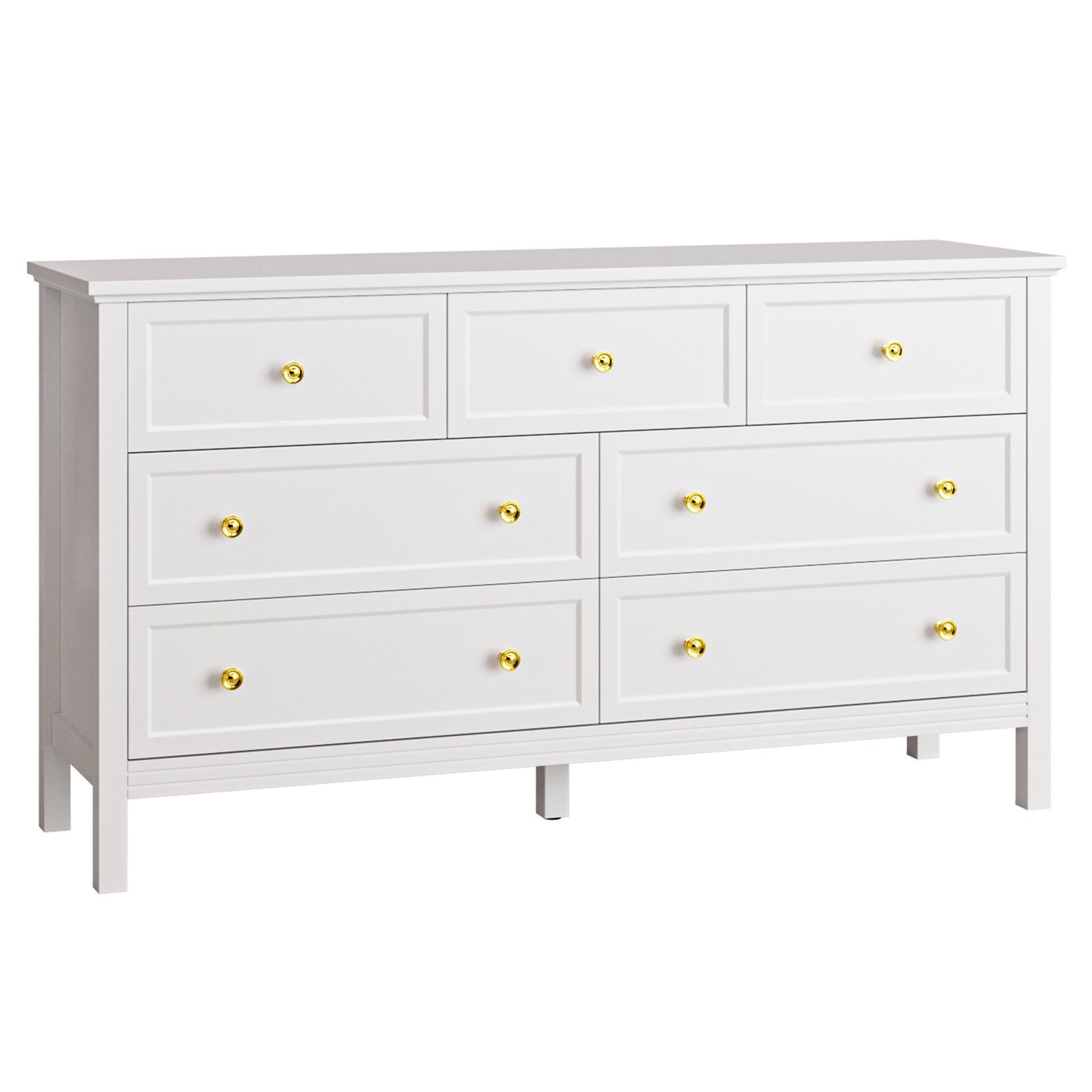 7 Drawer Dresser, Retro Wood Adult Dresser with Metal Handles for Bedr – YouTrend 7 Drawer Dresser, Retro Wood Adult Dresser with Metal Handles for Bedr – YouTrend