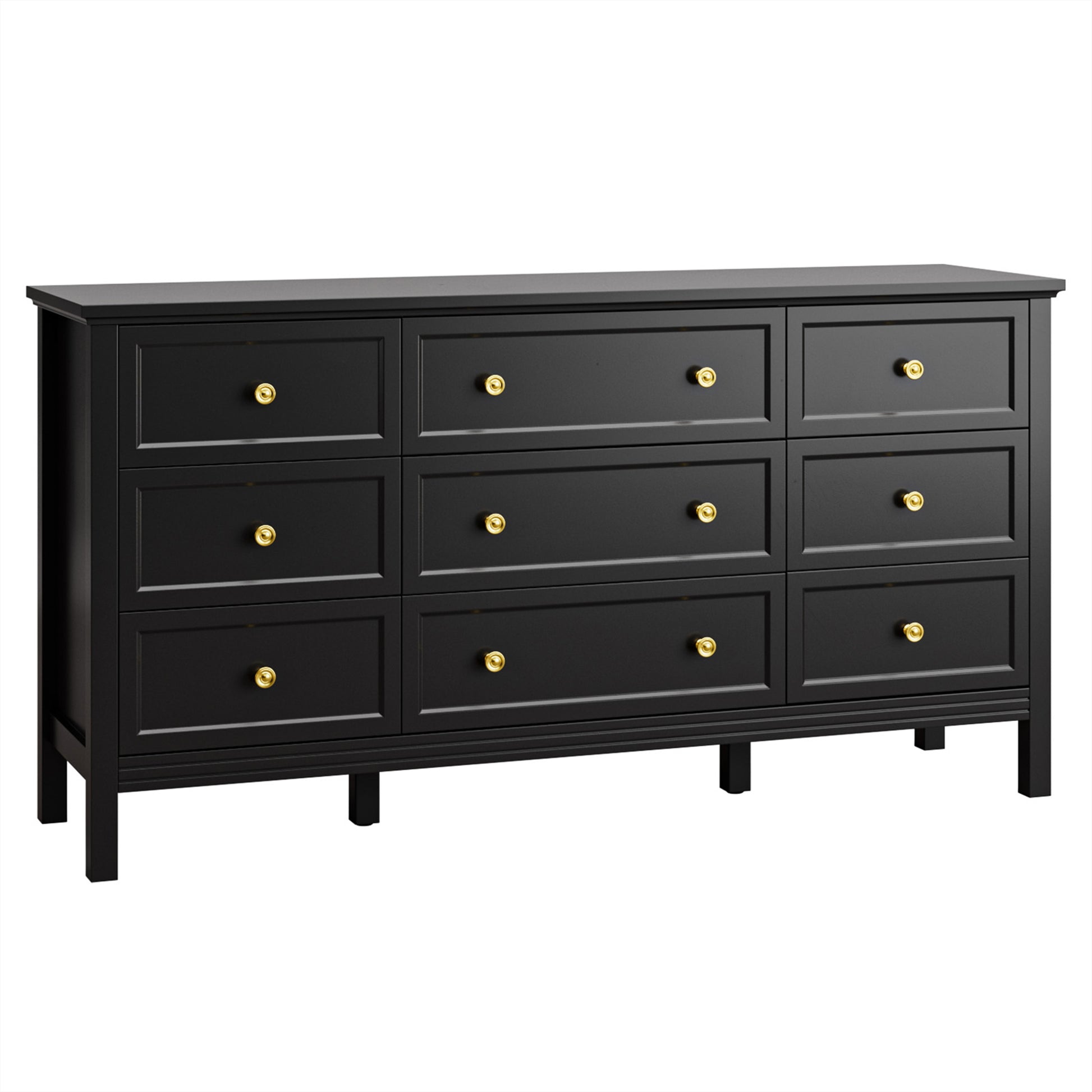 9 Drawer Dresser Retro Wood Adult Dresser with Metal Handles for Bedro YouTrend 9 Drawer Dresser Retro Wood Adult Dresser with Metal Handles for Bedro YouTrend