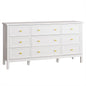 9 Drawer Dresser Retro Wood Adult Dresser with Metal Handles for Bedroom,Living Room, Entryway, Hallway