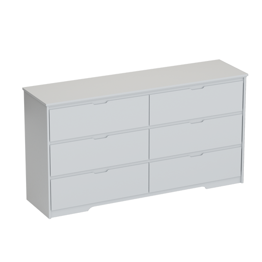 6 Drawer Dresser W/ Hidden Handles,Modern Adult Wood Dresser Cabinet for Bedroom, Living Room, Hallway