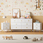 YouTrend Dresser and Nightstand sets,7 Drawer Dresser for Bedroom, 3 Piece Bedroom Dresser Set for Adult,Black