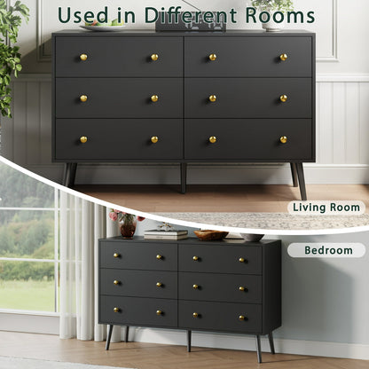 YouTrend Farmhouse Nightstand with 2 Drawers & Open Shelf End Table Bedside Tables for Bedroom Living Room,White